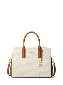 Сумка LAILA MD SATCHEL ваніль/жолудь 13877-30R5G9IS6B_149 фото
