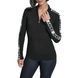 Jumper L/S 1/4 ZIP LOGO TAP, color black