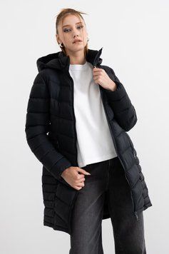 Jacket LIGHT WEIGHT PUFFER, color black