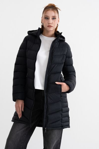 Jacket LIGHT WEIGHT PUFFER, color black