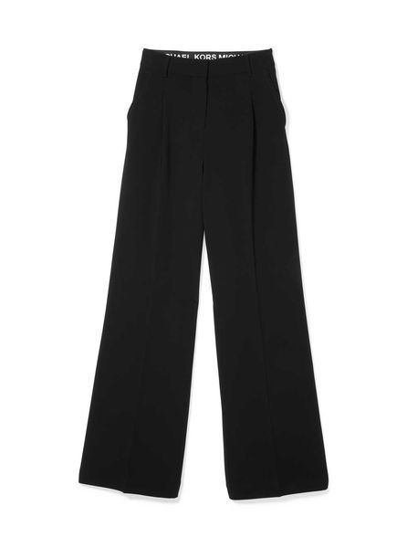 Штани PLEATED WIDE LEG PANT, колір чорний 13258-MS330H2ENX_001 фото