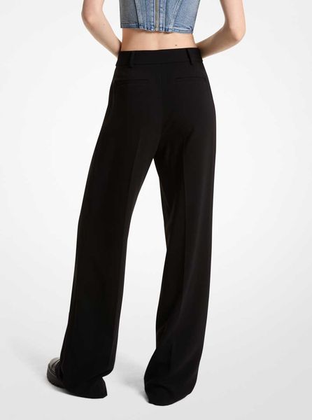 Штани PLEATED WIDE LEG PANT, колір чорний 13258-MS330H2ENX_001 фото