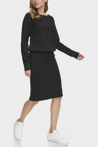 Dress OFF THE SHOULDER EMB, color black