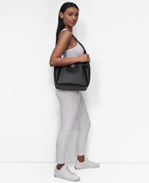 Bag BRYAR HOBO, color black/silver