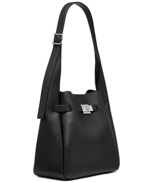 Bag BRYAR HOBO, color black/silver